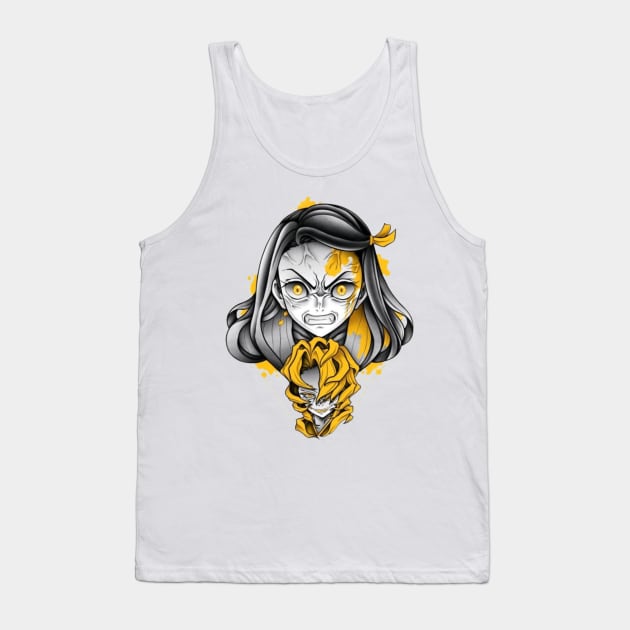 Nezuko kamado kimetsu no yaiba Tank Top by travisbrown